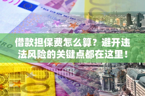 济南借款担保费怎么算？避开违法风险的关键点都在这里！