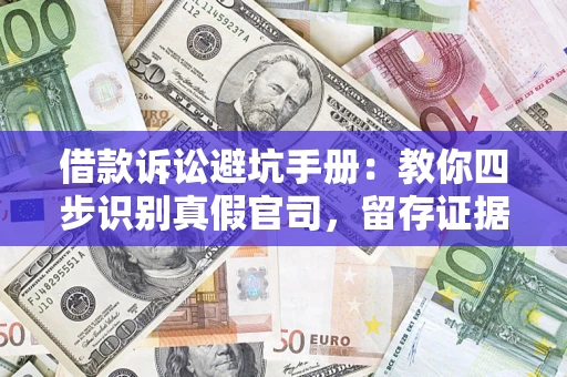 济南借款诉讼避坑手册：教你四步识别真假官司，留存证据不踩雷