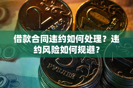 济南借款合同违约如何处理？违约风险如何规避？
